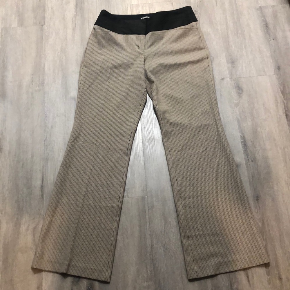 Printed dress pants